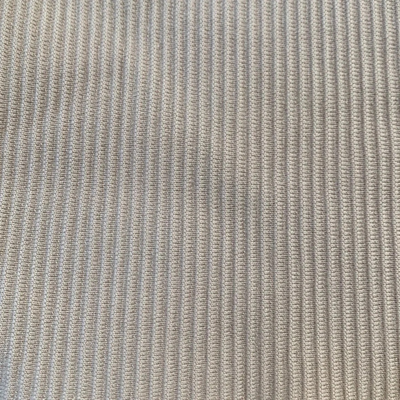 House of Harlow 1960 Trendy Rib sleeveless Crop Tank Top beige/tan Large - Picture 7 of 7